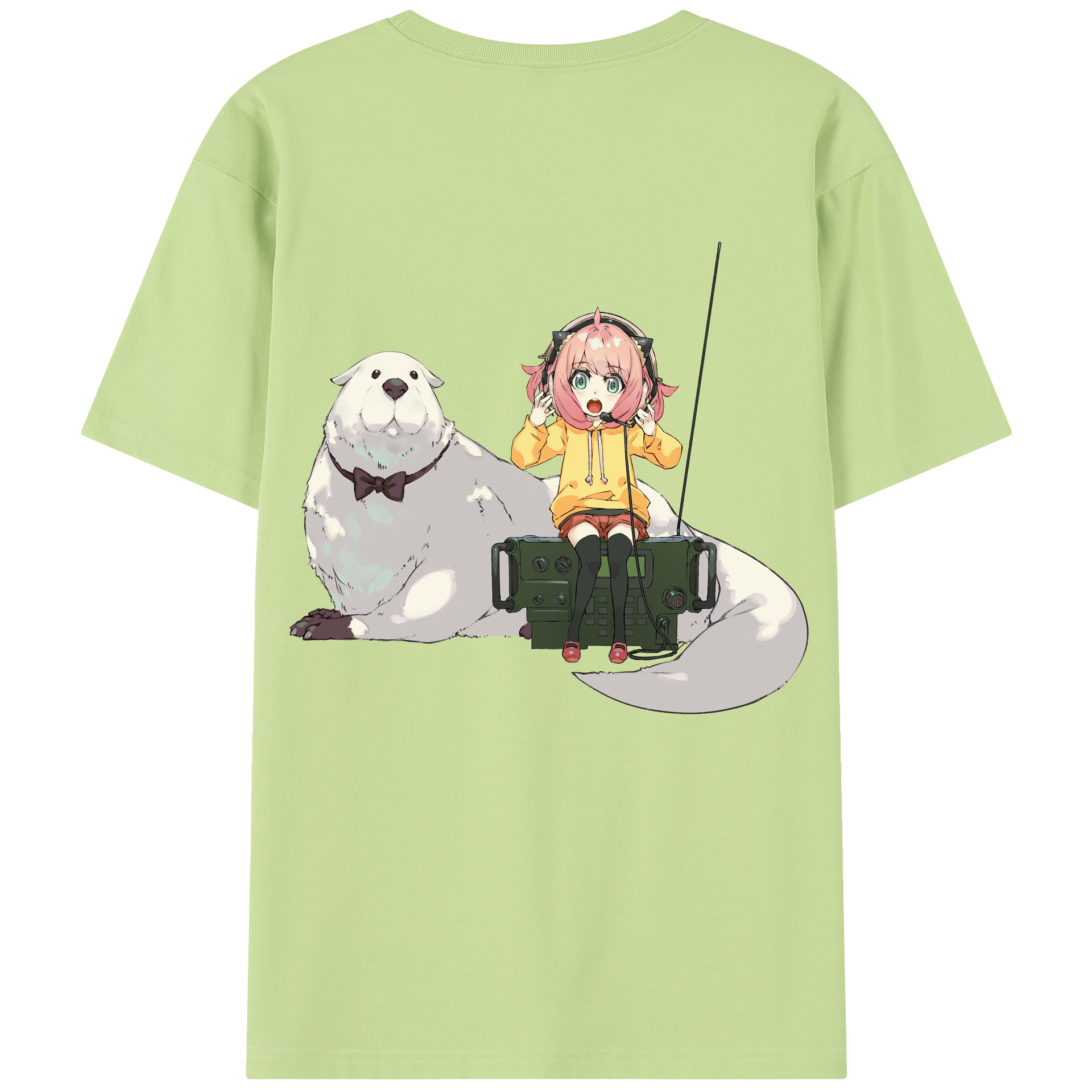 （画像用） SPY×FAMILY间谍家家酒 綿100％半袖Tシャツ（背面プリント）